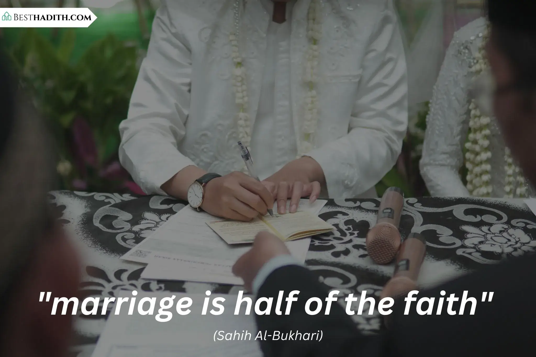 marriage is half of the faith in islam