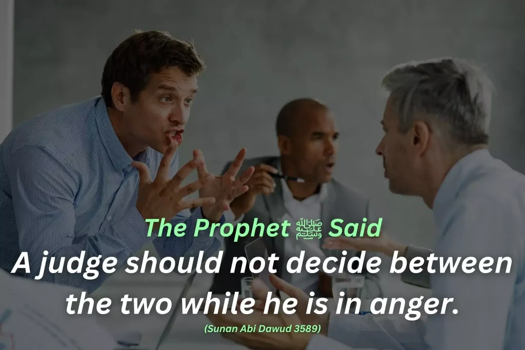 Hadith About Controlling Anger