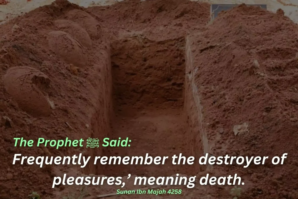 hadith about death remember
