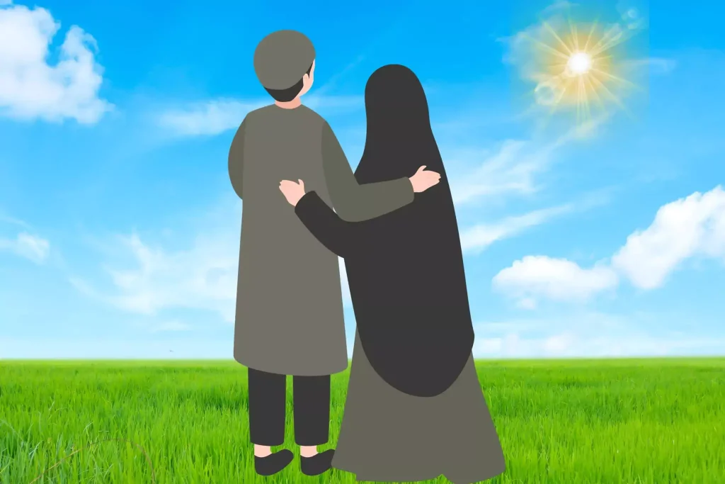 a muslim couple 