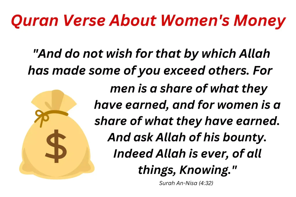 Quran Verse About Women's Money