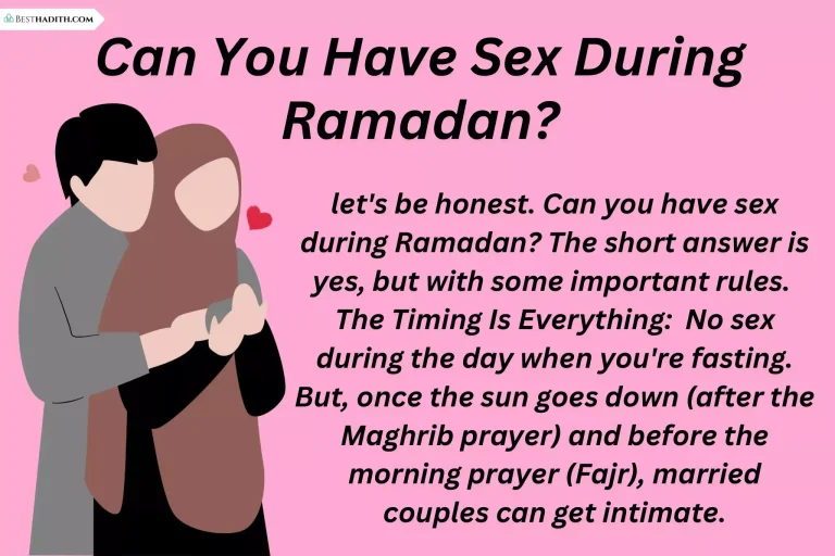 Can You Have Sex During Ramadan?