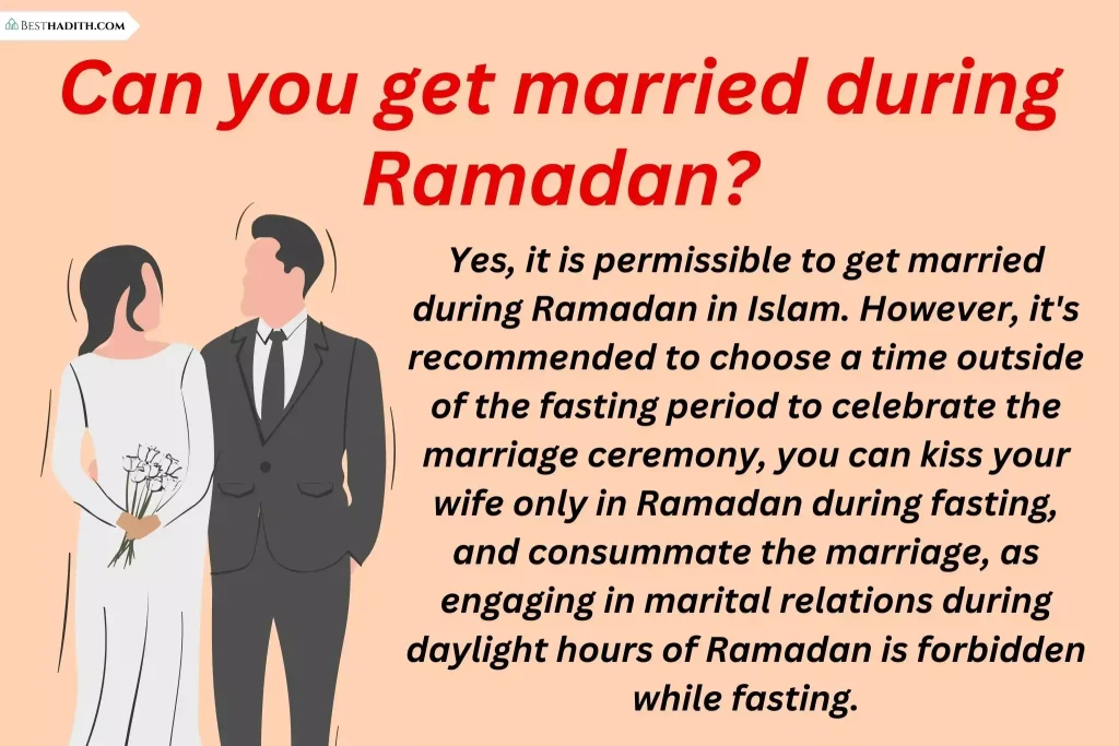 can you get married during Ramadan_